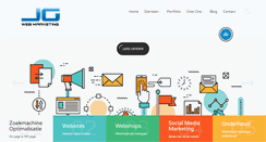 Desktop Screenshot of jgwebmarketing.nl